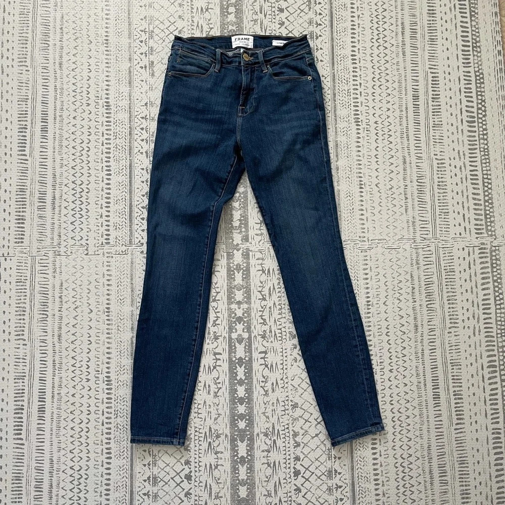 Frame Le High Skinny Jeans 25